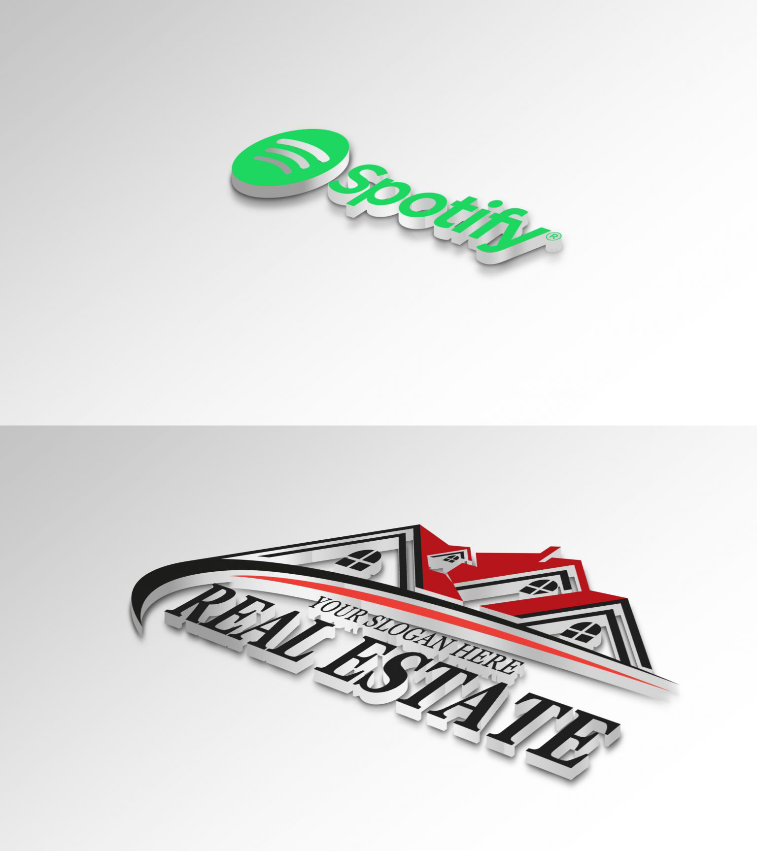 All files used smart object feature to help user turn . Free Photoshop 3d Logo Free Mockup Design Ê