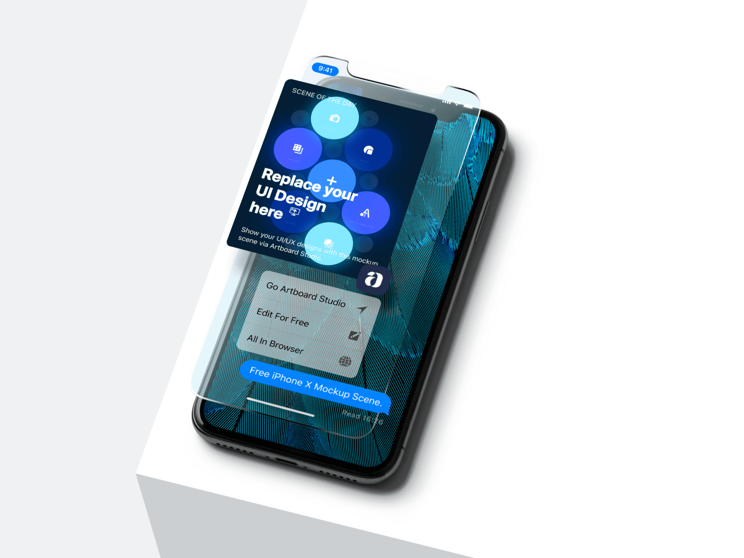 Free handpicked ui kits for your real life projects. Free Iphone X Ui Mockup Scene