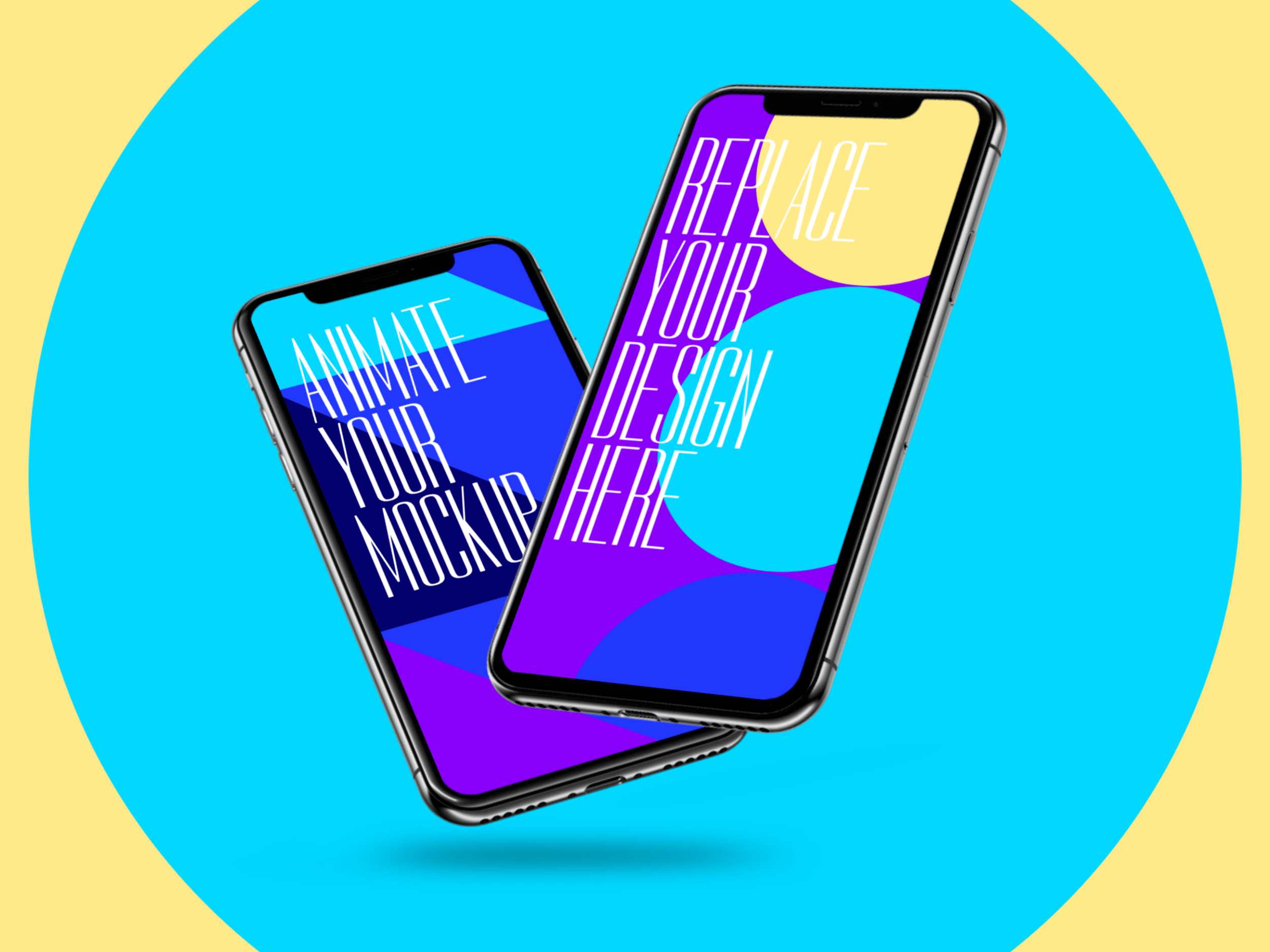 3d render of iphone 12 pro. Free Iphone Mockup Animation Template