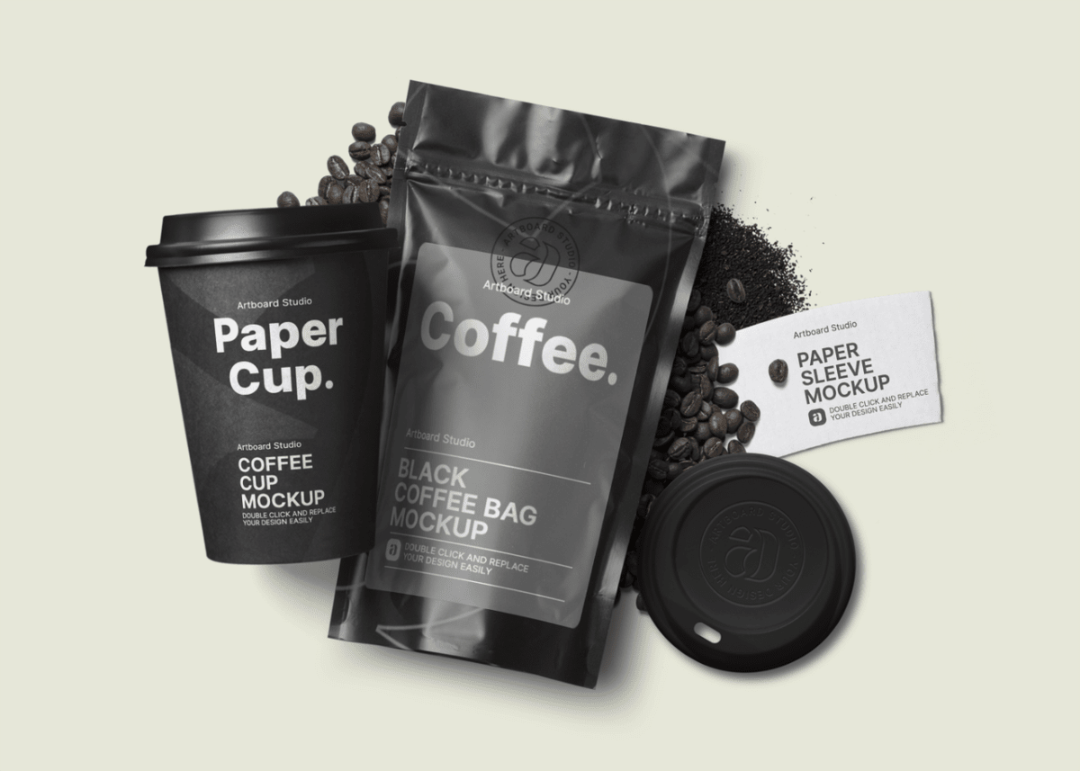 Find & download free graphic resources for food packaging mockup. Coffee Packaging Mockup Template