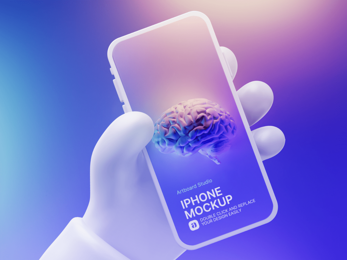 3d iphone 13 pro mockup. 3d Iphone Mockup Scene