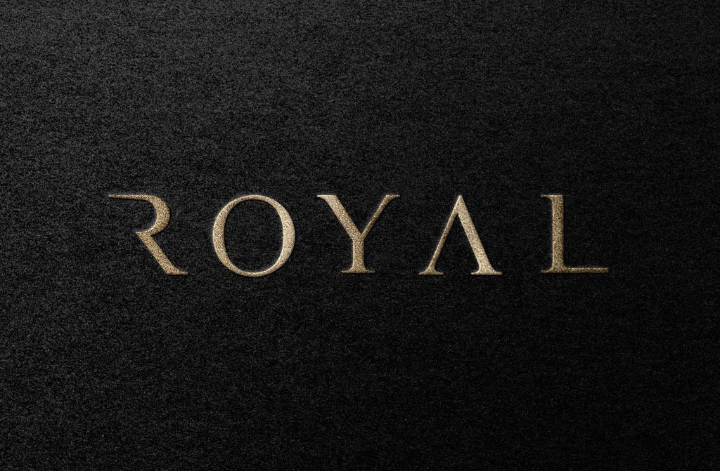 Metallic foil stamping is a great way to add prestige to a design that calls for polished look. Free Dark Paper Gold Foil Embossed Logo Mockup 379984274 Ê