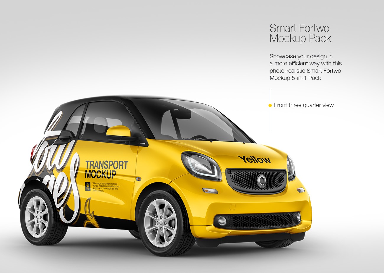 We are presenting today a mini electric car mockup that only has one smart object and one fill layer to change the base color of car. 750 Best Car Mockup Templates Free Premium