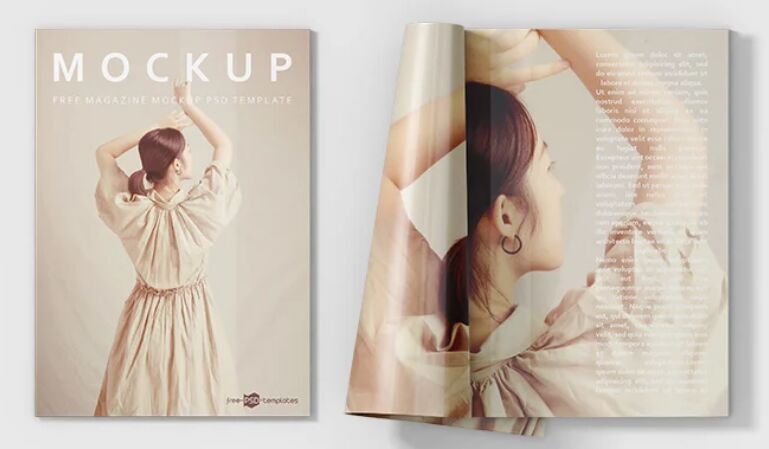 31+ Download 3D Magazine Cover Mockup Psd Free&nbsp;PSD