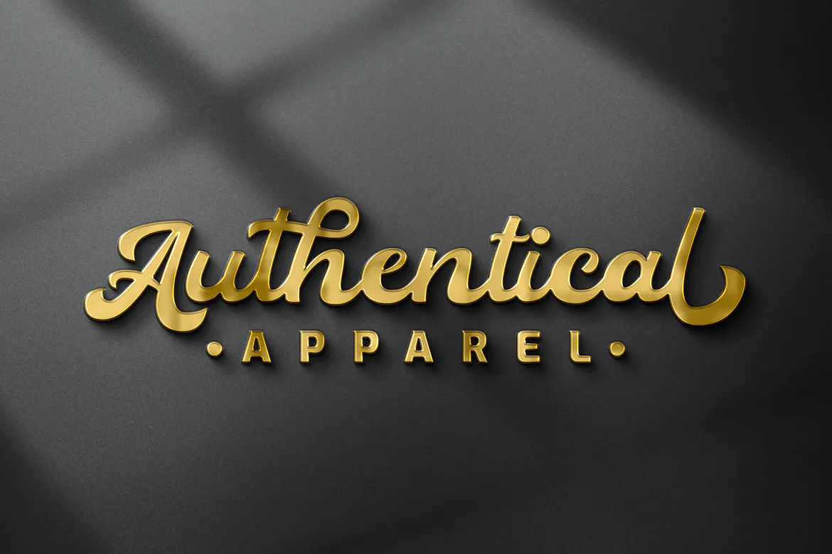 The psd file is fully layered. Free Ydm 3d Gold Logo Mockup Ê