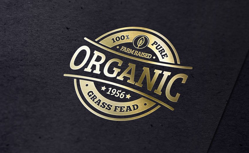 46+ Download Gold Logo Mockup&nbsp;PSD