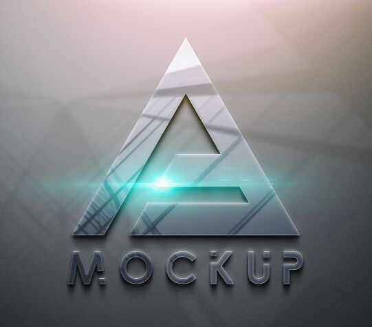 Free for commercial use high quality images Free 3d Glass Logo Mockup Psd Titanui